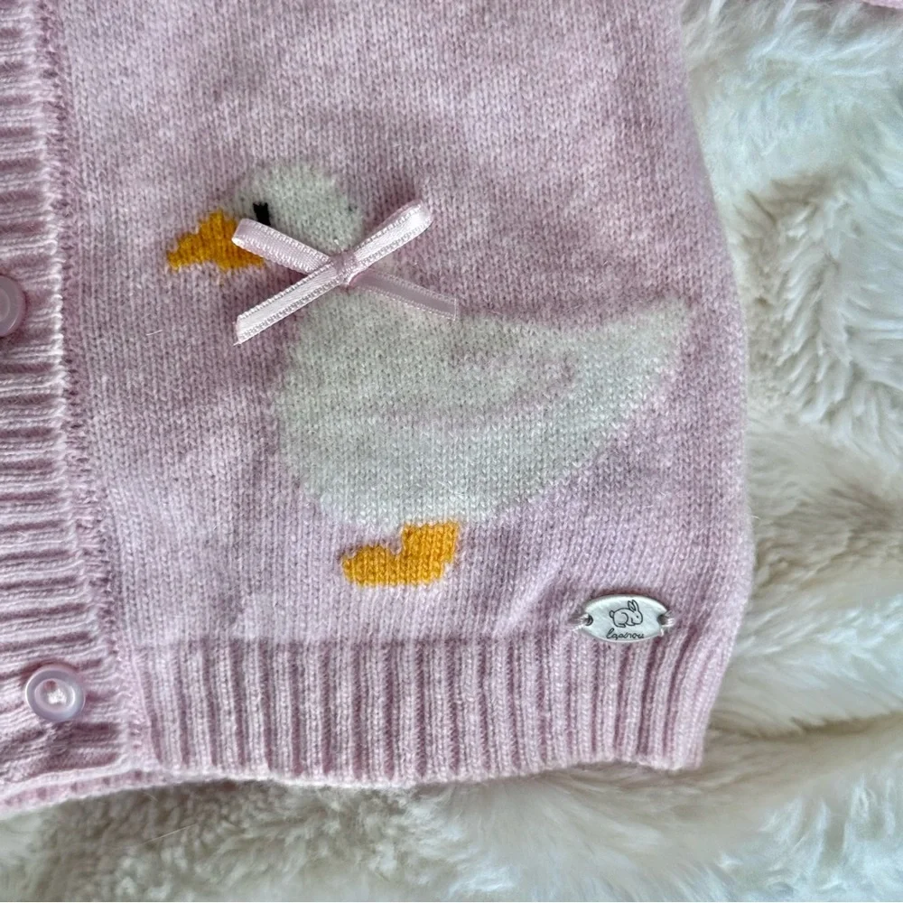 Ducks Cashmere Baby Sweater | Lapinou